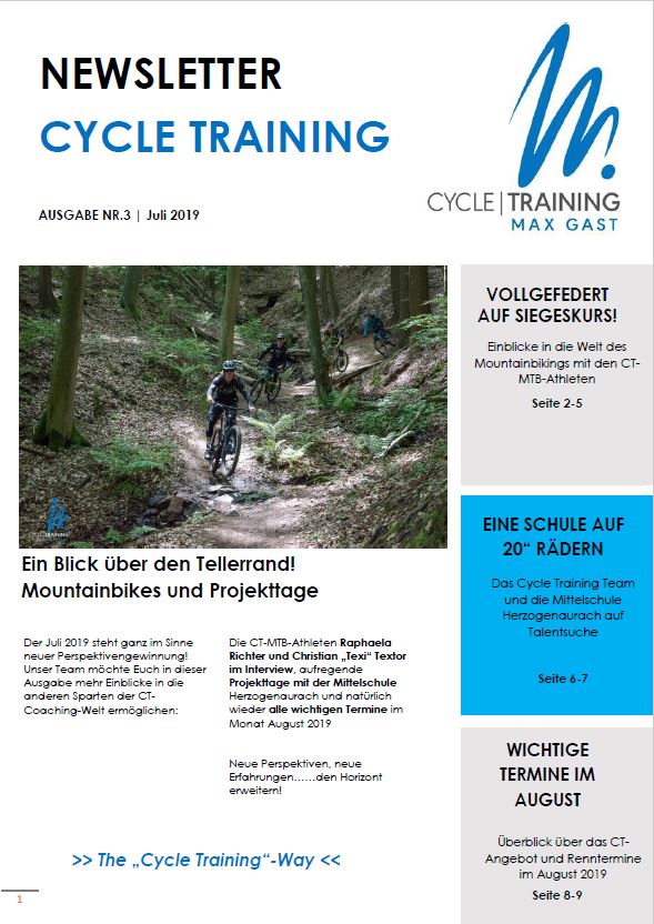Newsletter Juli 2019