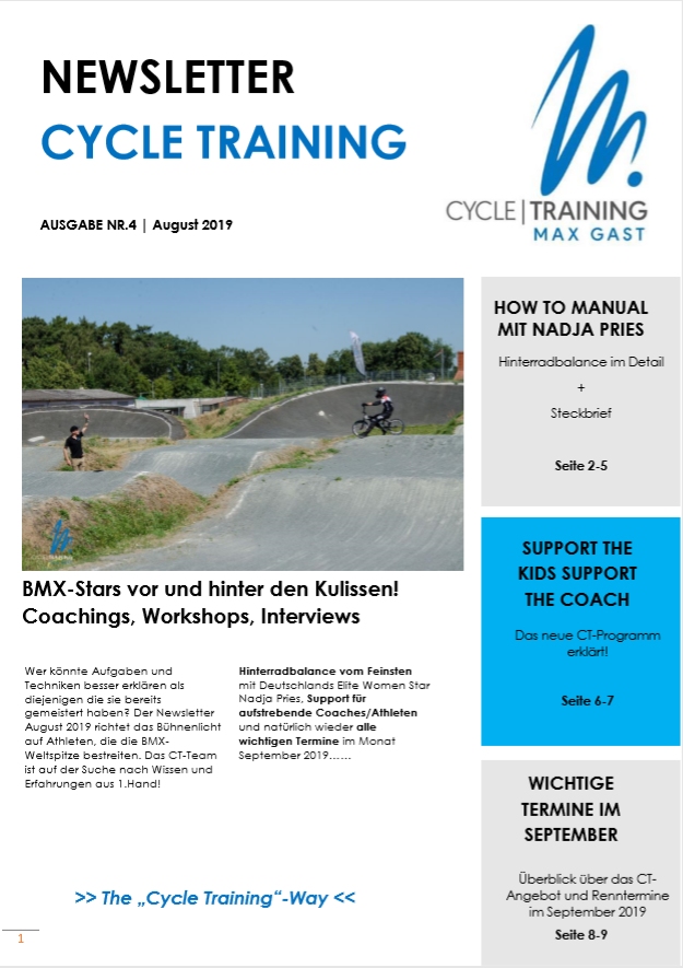 Cycle Training Newsletter August 2019